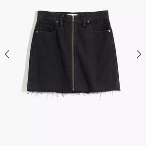 Madewell Rigid Denim A-Line Mini Skirt in Lunar Wash Sz.32 NWT